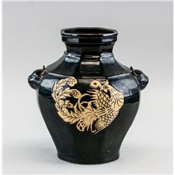 Chinese Song Style Black Glazed Pottery Jar