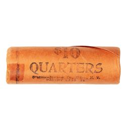 Original Bank Roll of (40) Brilliant Uncirculated 1964 Washington Quarter Coins