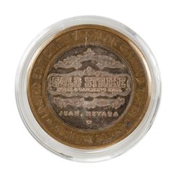 .999 Fine Silver Gold Strike Jean, Nevada $10 Limited Edition Gaming Token