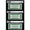 Image 2 : (3) Consecutive 1928B $1 Silver Certificate Notes Fr.1602 PMG Gem Uncirculated 65EPQ