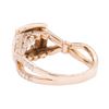 Image 3 : 14KT Rose Gold 1.64 ctw Diamond Ring