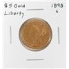 Image 1 : 1898-S $5 Liberty Head Half Eagle Gold Coin