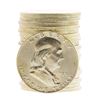 Image 1 : Roll of (20) Brilliant Uncirculated 1953-D Franklin Half Dollar Coins