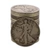Image 1 : Roll of (20) Assorted Date 1929 and Earlier Walking Liberty Half Dollar Coins