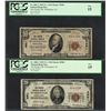 Image 1 : Lot of 1929 $10/20 NB of Washington, PA CH# 9901 National Currency Notes PCGS Fine 15