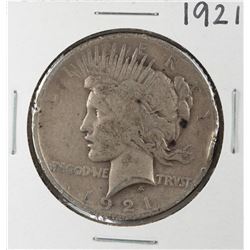 1921 $1 Peace Silver Dollar Coin