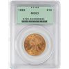 Image 1 : 1893 $10 Liberty Head Eagle Gold Coin PCGS MS63 OGH