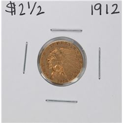 1912 $2 1/2 Indian Head Quarter Eagle Gold Coin