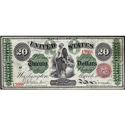 1863 $20 Legal Tender Note