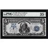 Image 1 : 1899 $5 Chief Silver Certificate Note Fr.280m Mule PMG Choice Very Fine 35EPQ