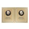 Image 1 : Lot of (2) 1972 Silver Presidential Campaign Medals