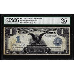 1899 $1 Black Eagle Silver Certificate Note Fr.236 PMG Very Fine 25