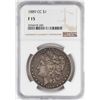 Image 1 : 1889-CC $1 Morgan Silver Dollar Coin NGC F15