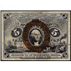 Image 1 : March 3, 1863 Five Cents Second Issue Fractional Currency Note