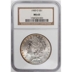 1900-O $1 Morgan Silver Dollar Coin NGC MS65