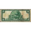 Image 2 : 1902 PB $5 First NB of Washington, New Jersey CH# 860 National Currency Note