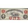 Image 1 : 1862 $1 Virginia Treasury Obsolete Note
