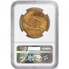 Image 2 : 1908 No Motto $20 St. Gaudens Double Eagle Gold Coin NGC MS64