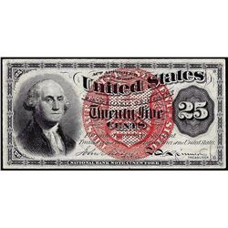 March 3, 1863 Twenty-Five Cents Fourth Issue Fractional Currency Note