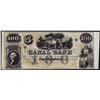 Image 1 : 1800's $100 Canal Bank New Orleans Obsolete Note