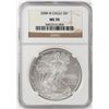 Image 1 : 2008-W $1 American Silver Eagle Coin NGC MS70