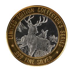 .999 Fine Silver Grand Casino $10 Limited Edition Collector's Series Gaming Token