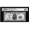 Image 1 : 1929 $5 Federal Reserve Note Chicago Fr.1850-G PMG About Uncirculated 55