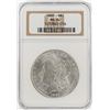 Image 1 : 1889 $1 Morgan Silver Dollar Coin NGC MS64