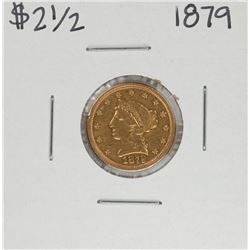 1879 $2 1/2 Liberty Head Quarter Eagle Gold Coin