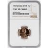 Image 1 : 1960 Large Date Proof Lincoln Memorial Cent Coin NGC PF67RD Cameo