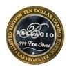Image 1 : .999 Fine Silver Bellagio Las Vegas, NV $10 Limited Edition Gaming Token