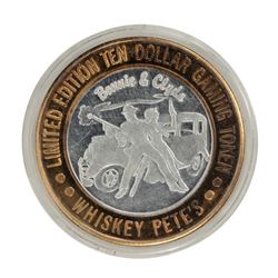 .999 Silver Whiskey Pete's Casino Primm, Nevada $10 Limited Edition Gaming Token