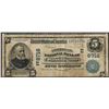 Image 1 : 1902 DB $5 American NB of Washington, DC CH# 6716 National Currency Note