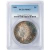 Image 1 : 1886 $1 Morgan Silver Dollar PCGS MS63 Nice Toning