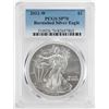 Image 1 : 2012-W Burnished $1 American Silver Eagle Coin PCGS SP70