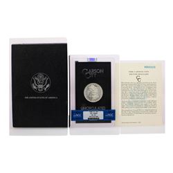 1880-CC $1 Morgan Silver Dollar Coin GSA Hoard NGC MS62 W/Box & COA