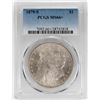 Image 1 : 1879-S $1 Morgan Silver Dollar Coin PCGS MS66+