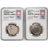 Image 1 : 2014 Baseball Hall of Fame Half Dollar Coins NGC MS70/PF70 Ultra Cameo Wade Boggs Set