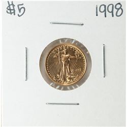 1998 $5 American Gold Eagle Coin
