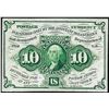 Image 1 : July 17, 1862 Ten Cents First Issue Fractional Note
