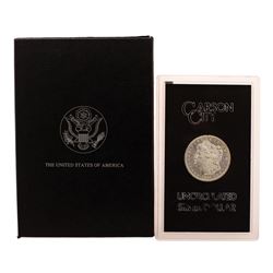 1881-CC $1 Morgan Silver Dollar Coin Uncirculated GSA w/Box & COA