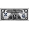 Image 1 : 1899 $2 Mini-Porthole Silver Certificate Note