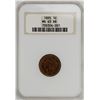 Image 1 : 1895 Indian Head Cent Coin NGC MS63RB