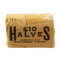 Original Bank Roll of (20) Brilliant Uncirculated 1963 Franklin Half Dollar Coins