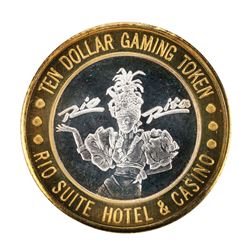 .999 Silver Rio Suite Hotel & Casino Las Vegas $10 Limited Edition Gaming Token