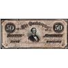 Image 1 : 1864 $50 Confederate States of America Note