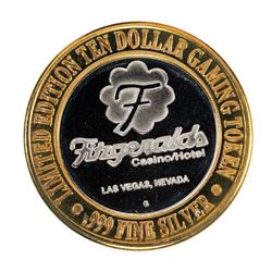 .999 Silver Fitzgerald's Casino & Hotel Las Vegas, NV $10 Limited Edition Gaming Token