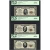 Image 1 : 1929 $5/10/20 Citizens NB Washington, PA CH# 3383 National Currency Notes PCGS VF30PPQ