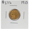 Image 1 : 1913 $2 1/2 Indian Head Quarter Eagle Gold Coin