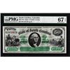Image 1 : 1872 $50 State of South Carolina Revenue Bond Obsolete Note PMG Superb Gem Unc. 67EPQ